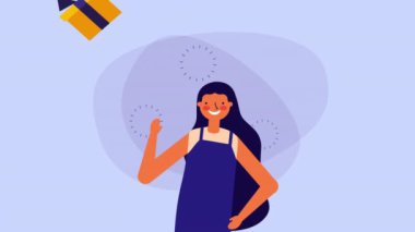 hediye kutuları ile genç kadın