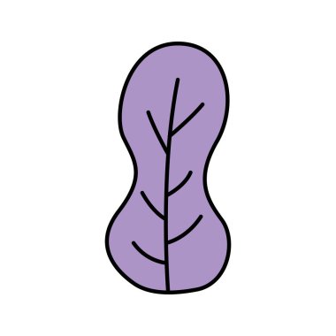 İzole yaprak tasarımı