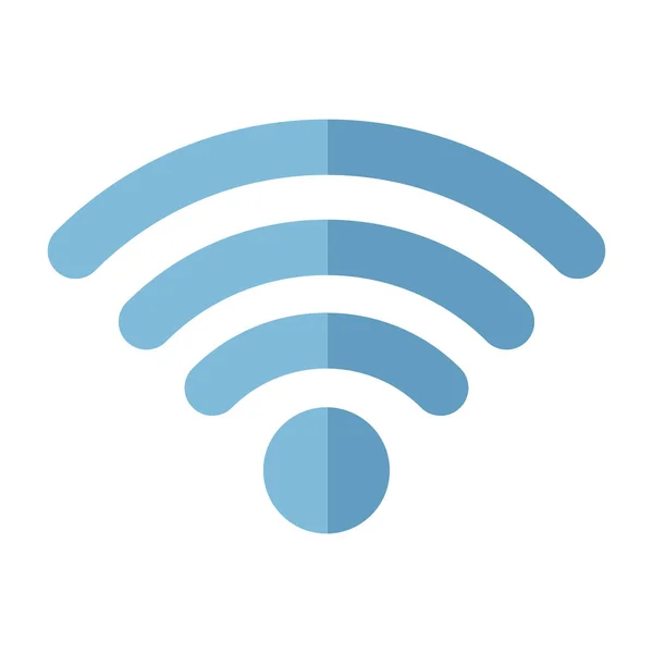 Изолированный векторный дизайн Wi-Fi — стоковый вектор