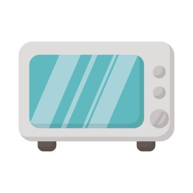 İzole mutfak mikrodalga tasarımı