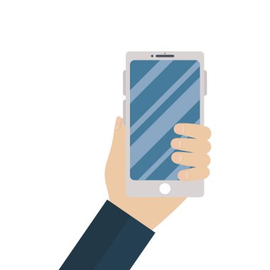 İzole akıllı telefon vektör tasarımı