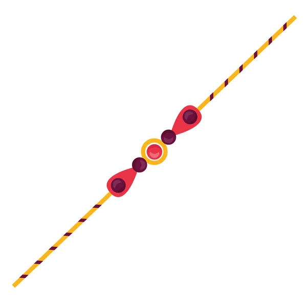 Conception vectorielle isolée raksha bandhan — Image vectorielle