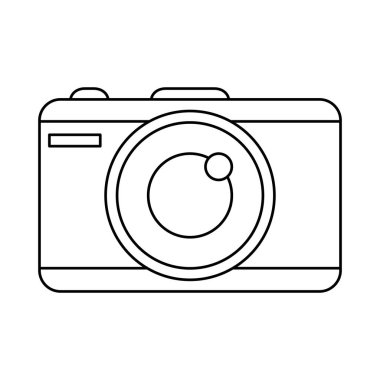 İzole dijital fotoğraf makinesi tasarımı