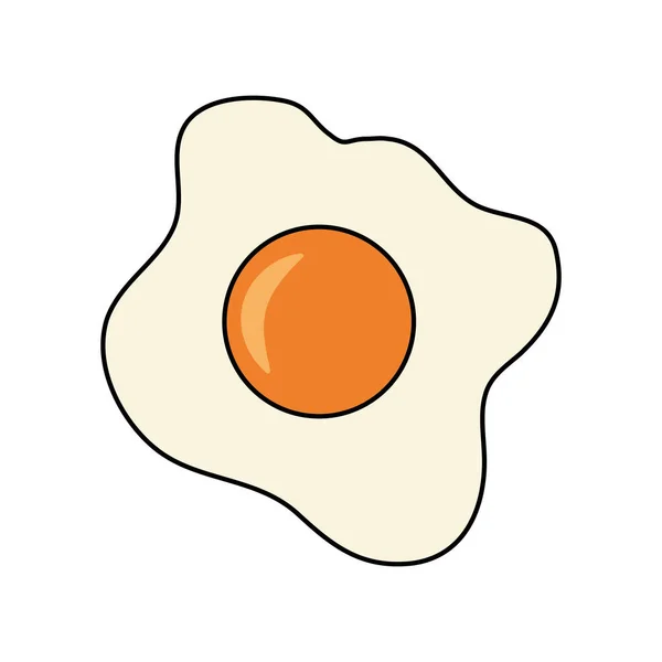 孤立した朝食卵ベクトルデザイン — ストックベクタ