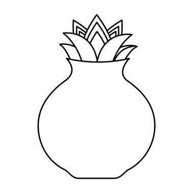 Onam kutlama tasarımı Kil pot