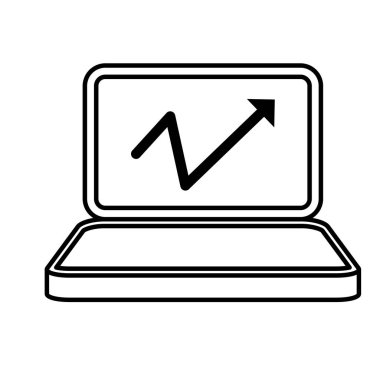 Yalıtılmış dizüstü vektör tasarımı