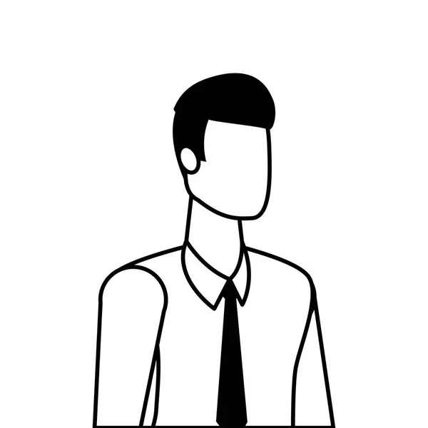 Geschäftsmann avatar cartoon design — Stockvektor
