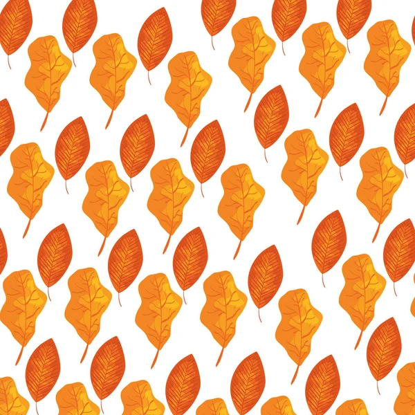 Automne feuilles sèches motif nature — Image vectorielle