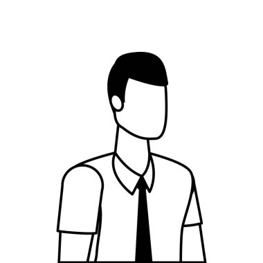 İşadamı avatar karikatür tasarım