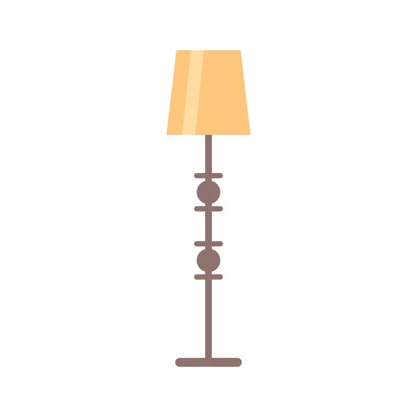 Progettazione vettoriale lampada isolata — Vettoriale Stock