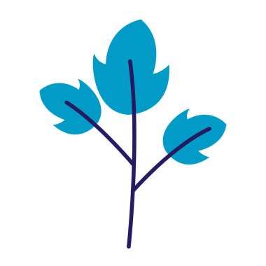 İzole edilmiş yaprak vektör tasarımı