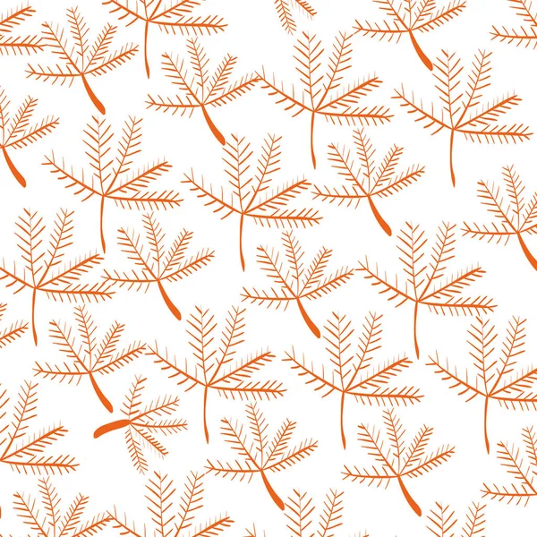 Automne branches sèches patron de saison — Image vectorielle