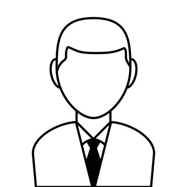 İşadamı avatar karikatür tasarım