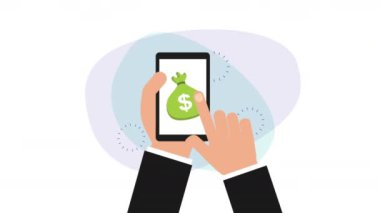 e-ticaret uygulaması ile akıllı telefon kullanarak el