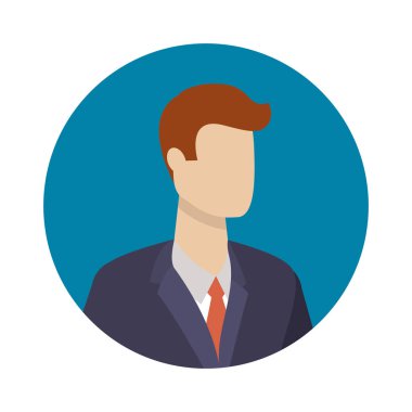 İşadamı avatar karikatür tasarım