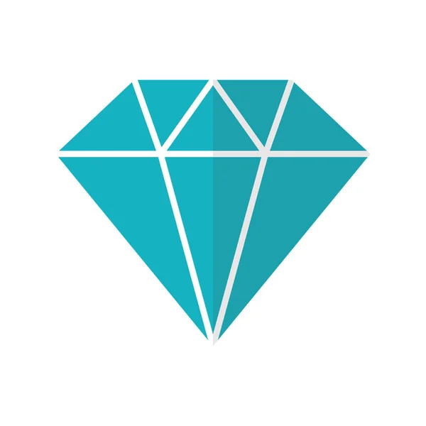 Isolerad diamant pärla ikon design — Stock vektor