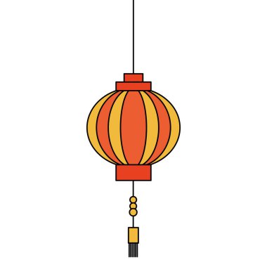 Çin fener vektör tasarımı