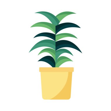 Ot vektör tasarımı içinde izole edilmiş bitki