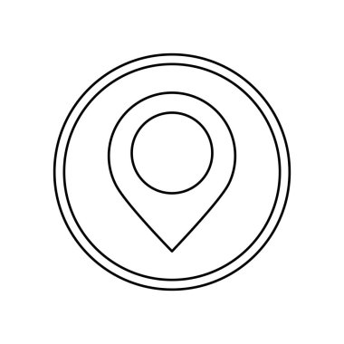 Gps işareti vektör tasarımı