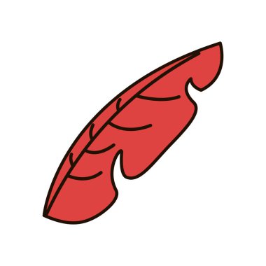 İzole yaprak tasarımı