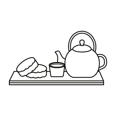 Sonbahar ortası festivali vektör tasarımı