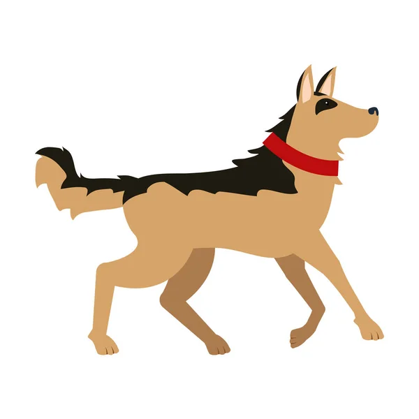 Hund Cartoon Vektor Design — Stockvektor