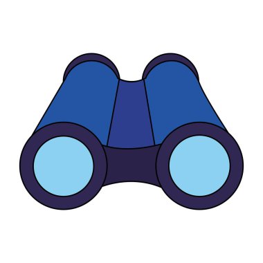 İzole dürbün vektör tasarımı