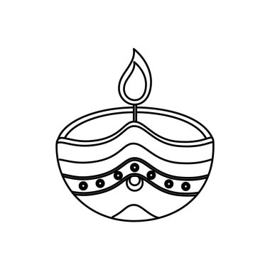 Onam kutlama tasarımı Mum