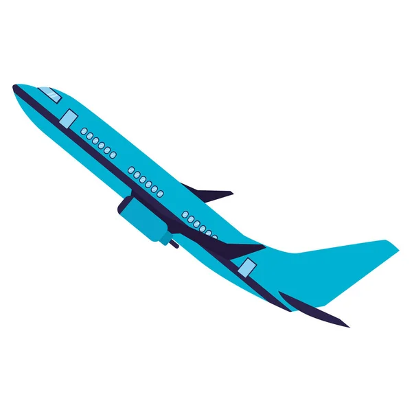 İzole uçak vektör tasarımı — Stok Vektör