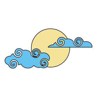 Bulut tasarımı ile izole ay