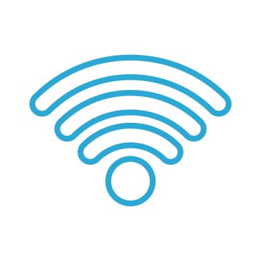 İzole wifi vektör tasarımı