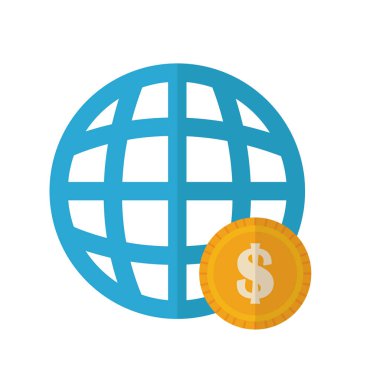 İzole Bitcoin vektör tasarımı