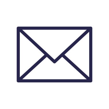 zarf e- posta iletisi izole edilmiş simgesi