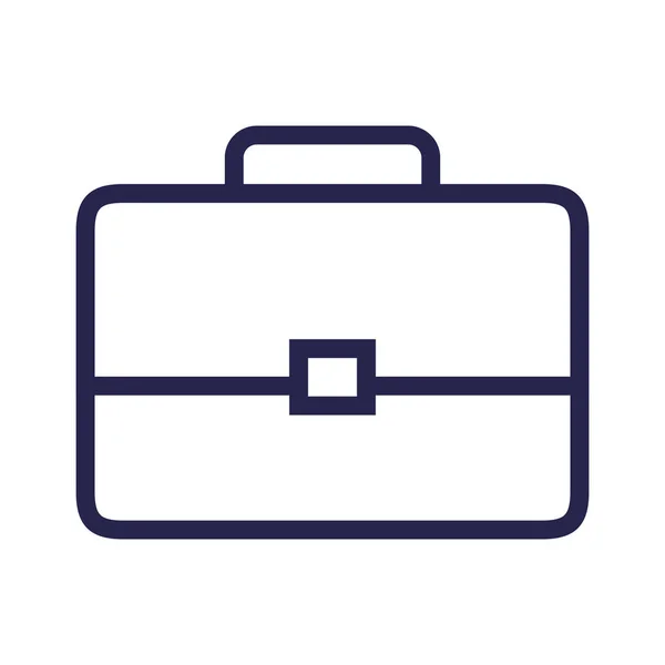Portfolio briefcase business isolated icon — Stock Vector