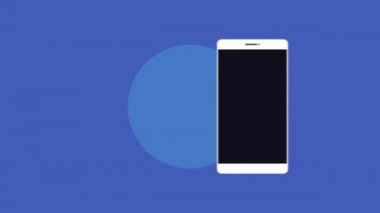 e-ticaret uygulama animasyon ile akıllı telefon cihazı