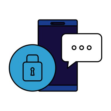 asma kilit güvenliği ile akıllı telefon cihazı
