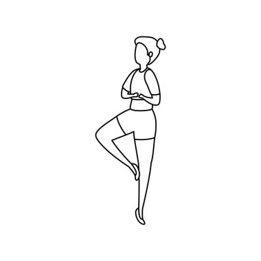 pilates pozisyonu pratik güzellik kadın