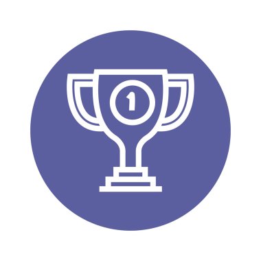kupa ödülü izole edilmiş simge
