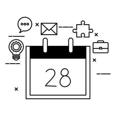 ayarlı simgeleri ile takvim hatırlatma tarihi