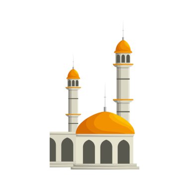 cami bina saray izole simgesi