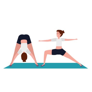 şiltede pilates pozisyonu pratik güzellik kızlar