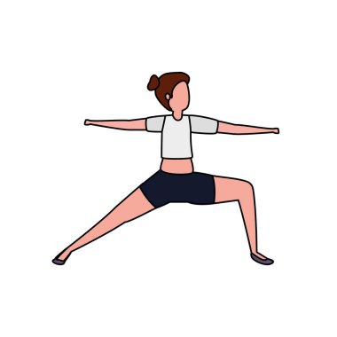 pilates pozisyonu pratik güzellik kadın