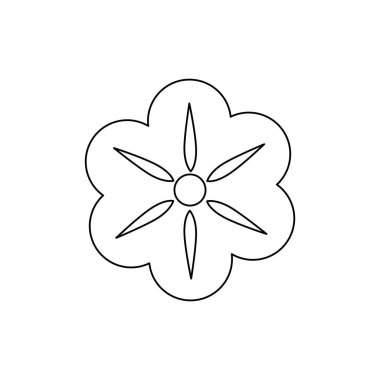 güzel çiçek bahçesi dekoratif simgesi