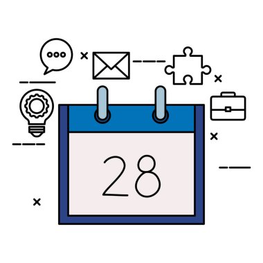 ayarlı simgeleri ile takvim hatırlatma tarihi