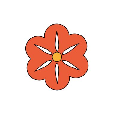 güzel çiçek bahçesi dekoratif simgesi