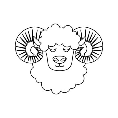 sevimli kuzu çiftliği hayvan simgesi