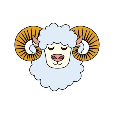 sevimli kuzu çiftliği hayvan simgesi