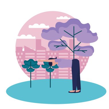 Kız yoga yapıyor vektör tasarımı poz