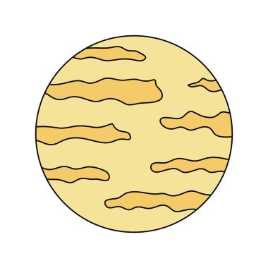 İzole ay vektör tasarımı