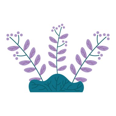 İzole yaprakları tasarım